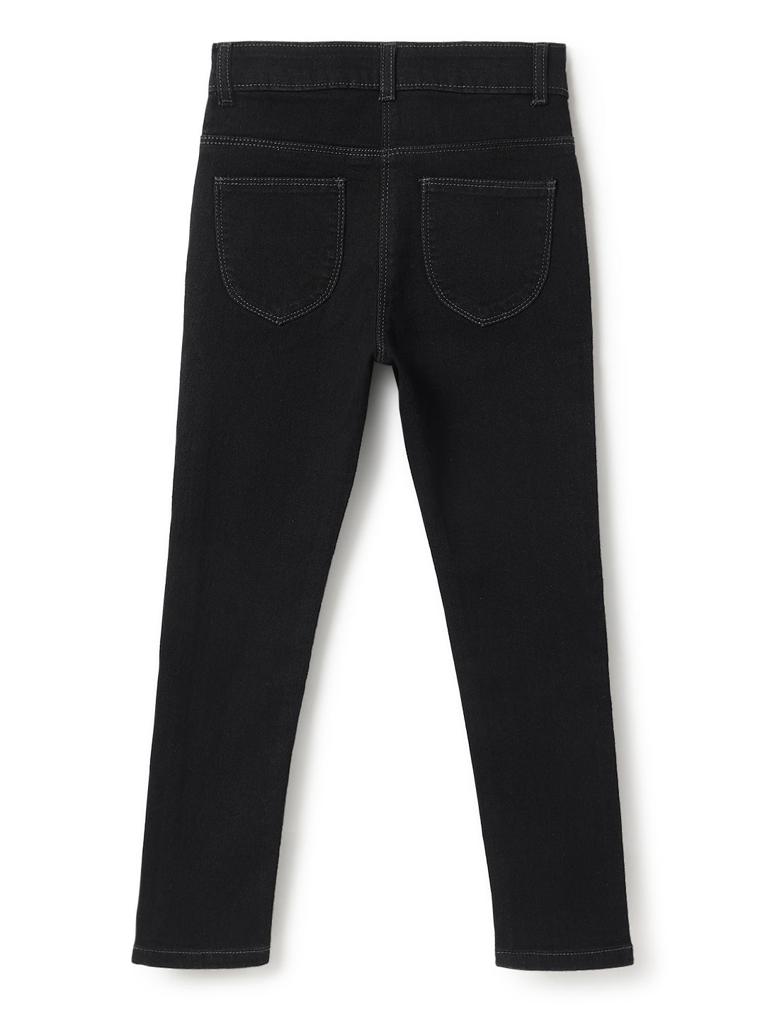 Girls Black Denim Jeans