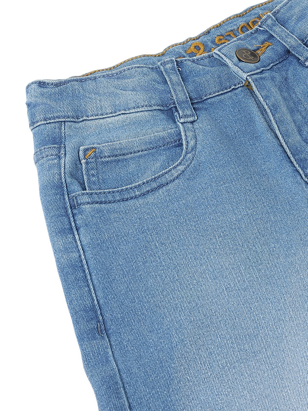 Boys Light Blue Slim Fit Denim Jeans