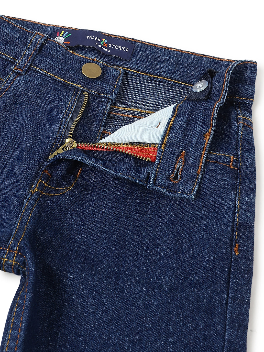 Boys Slim Fit Mid Blue Basic Denim Jeans