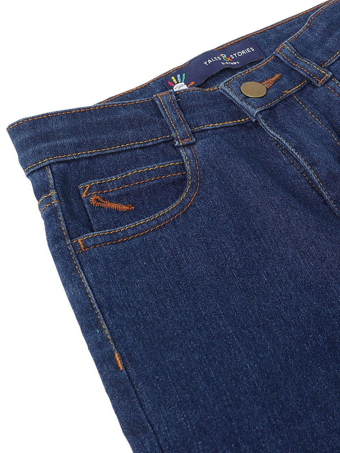 Boys Slim Fit Mid Blue Basic Denim Jeans