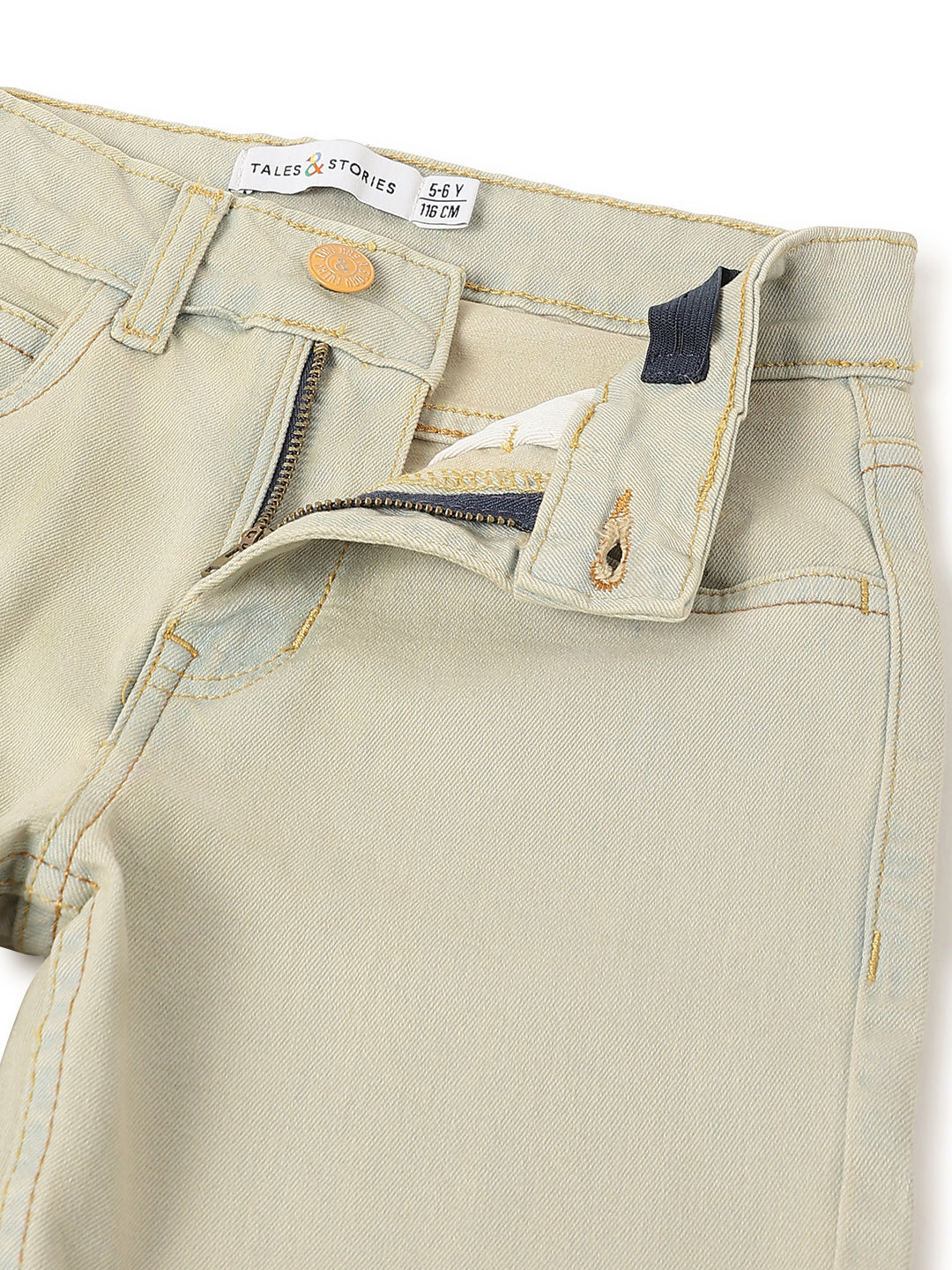 Boys Light Blue Slim Fit Basic Casual Denim Jeans