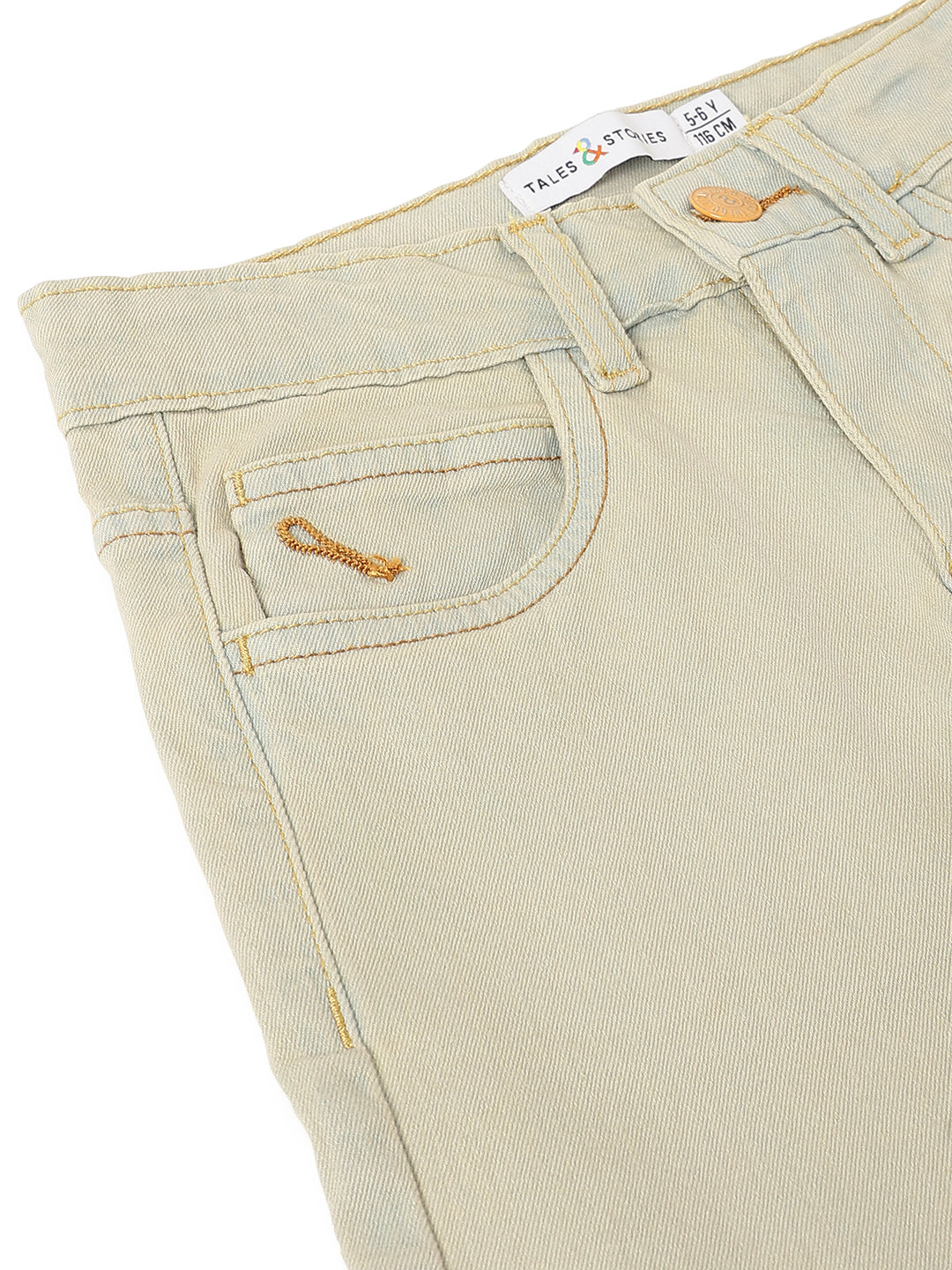 Boys Light Blue Slim Fit Basic Casual Denim Jeans