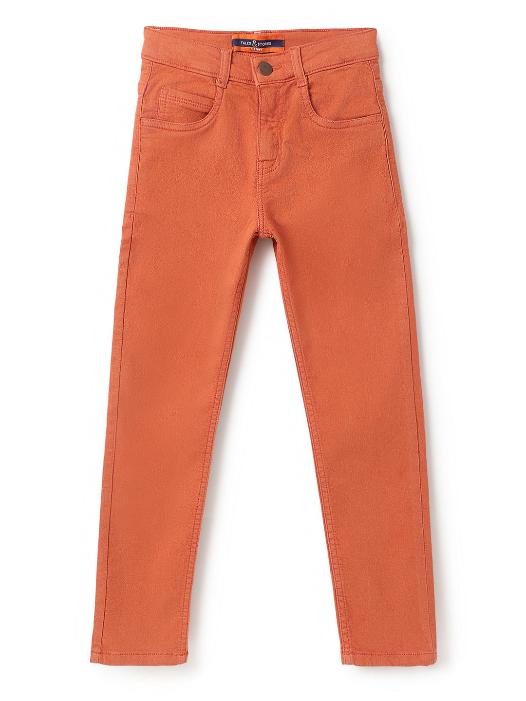 Boys Rust Cotton Trouser