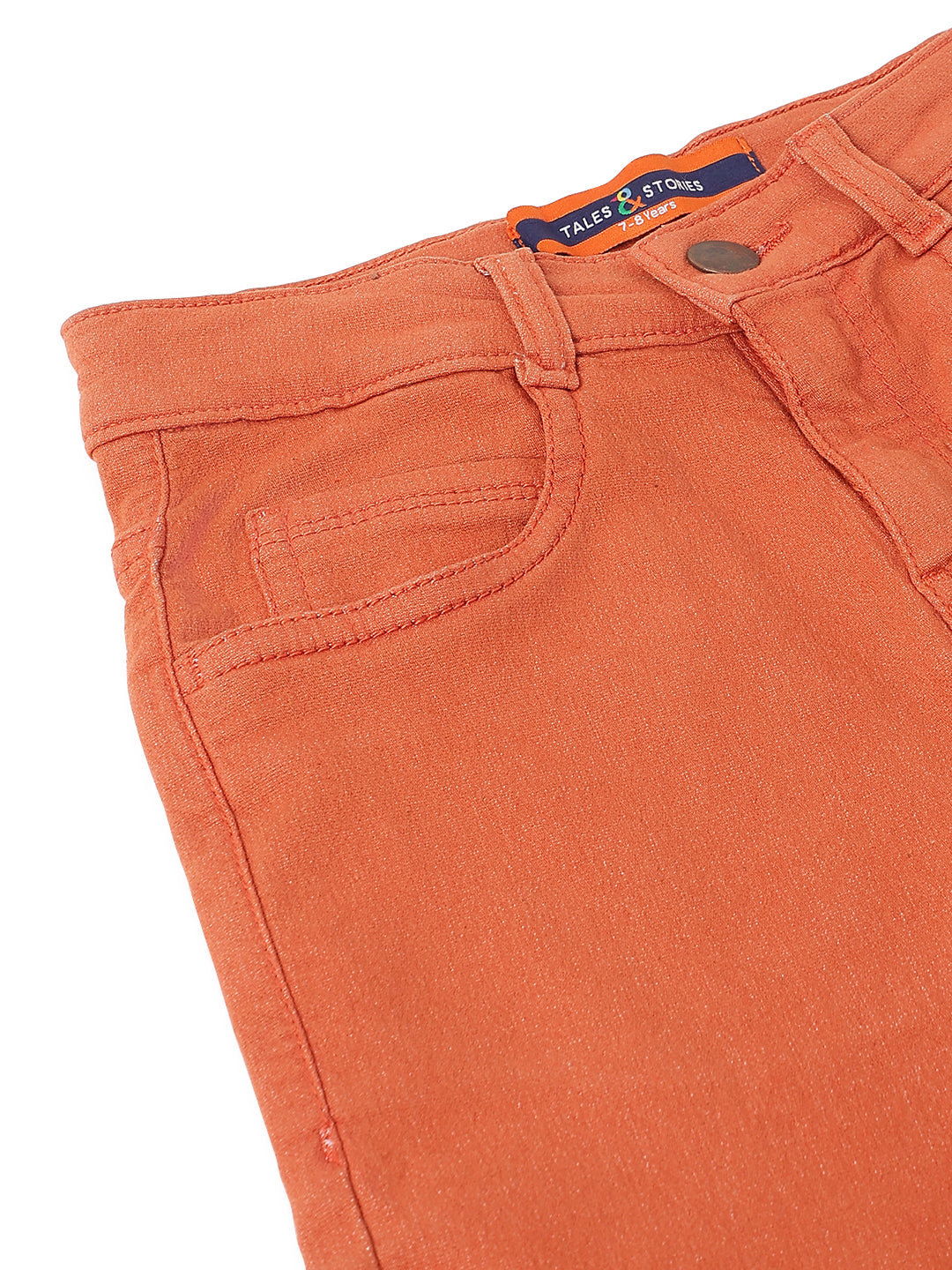 Boys Rust Cotton Trouser
