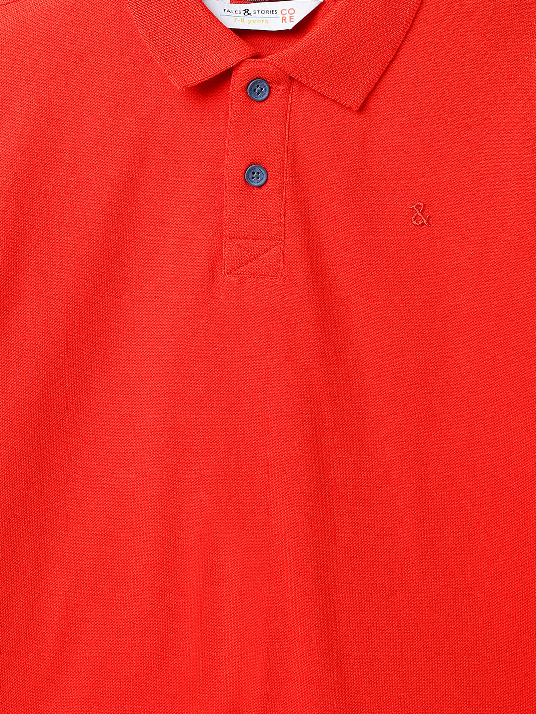 Boys Red Polo T-Shirt