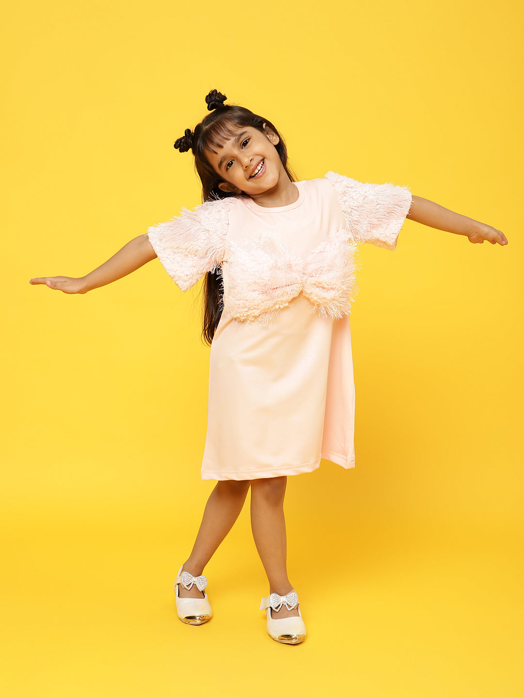 Peach Dress with Jacket