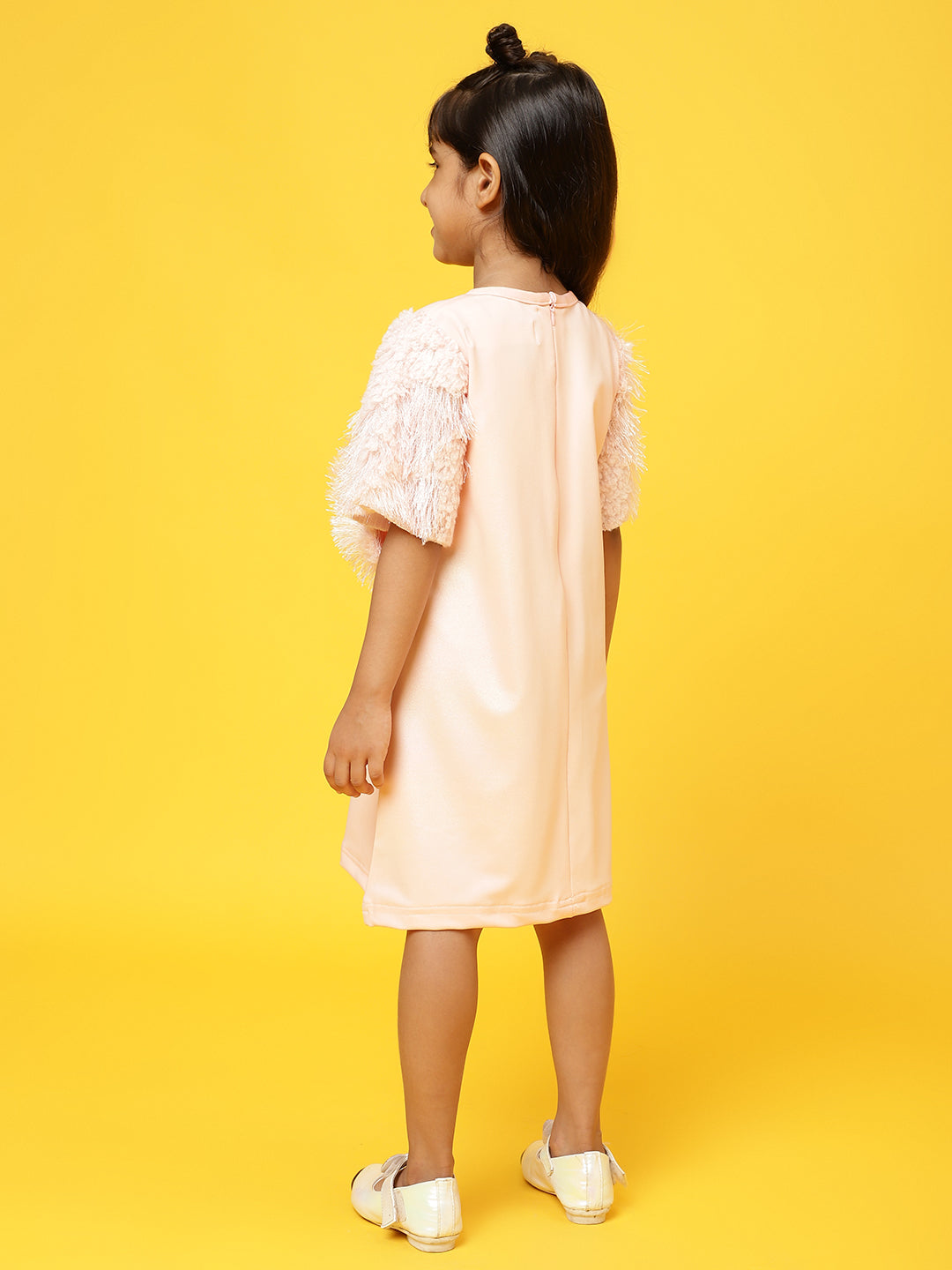 Peach Dress with Jacket