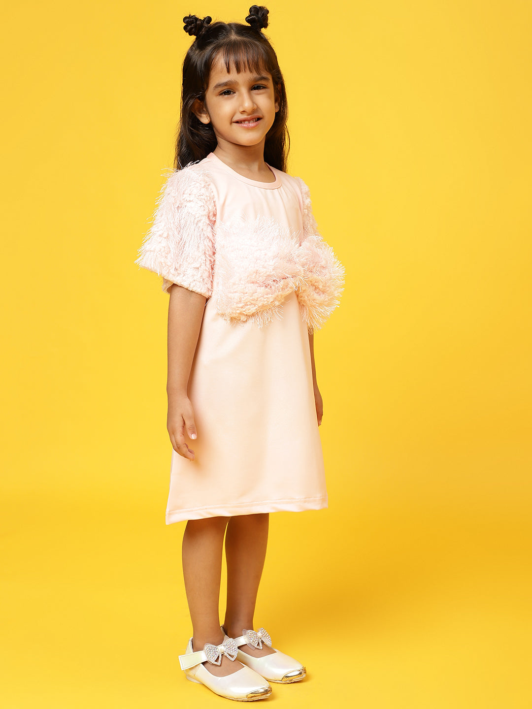 Peach Dress with Jacket