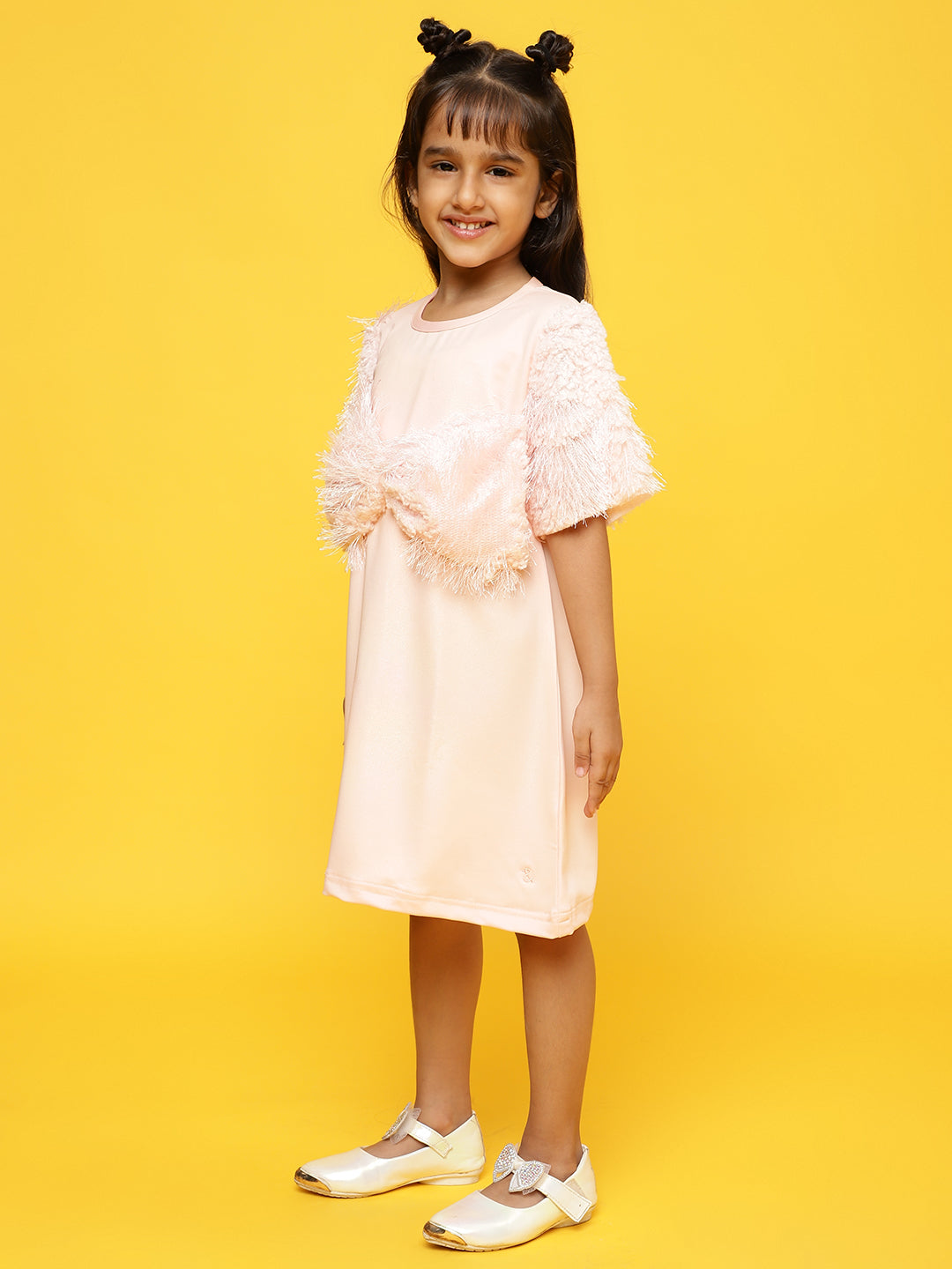 Peach Dress with Jacket