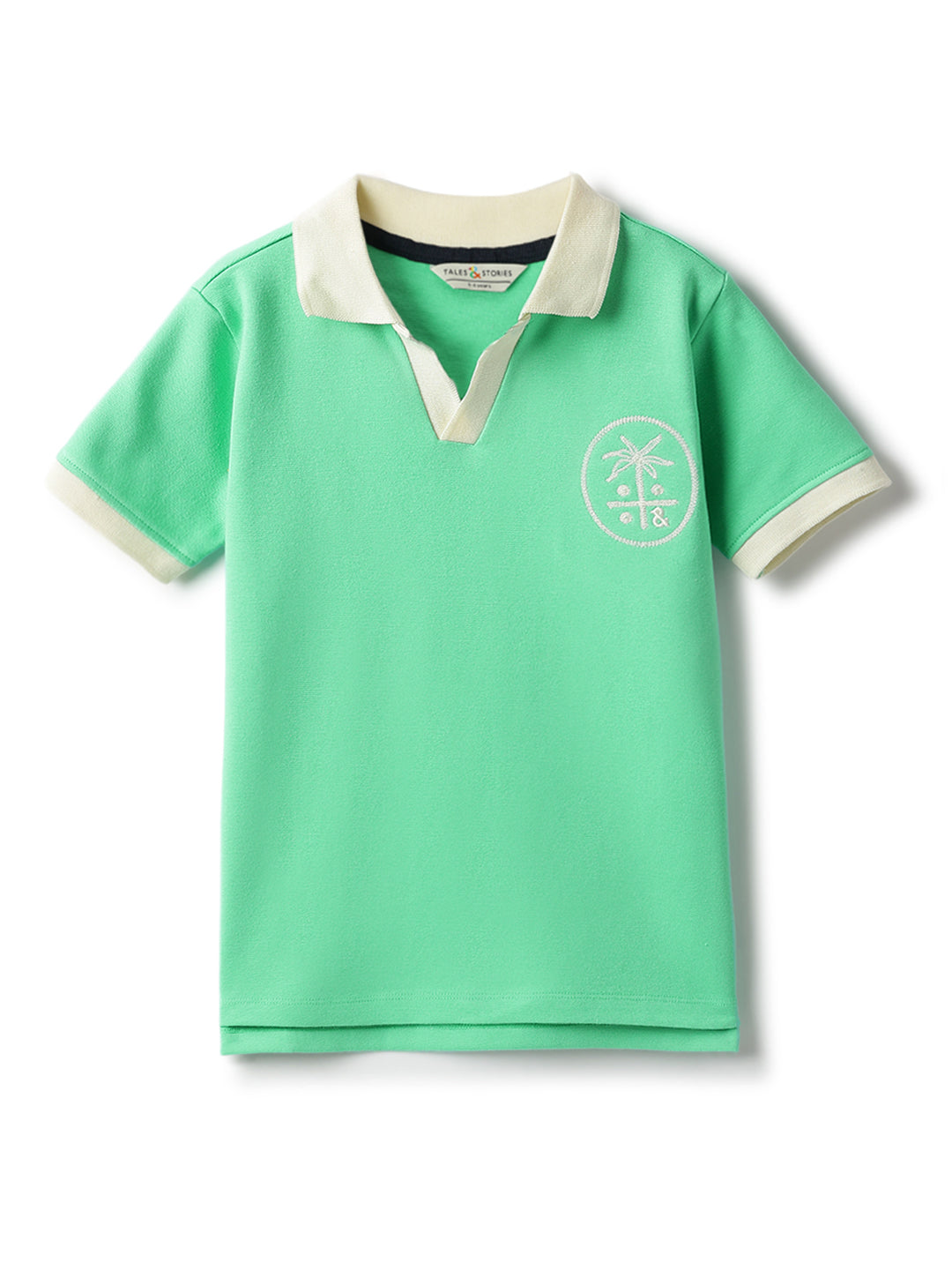 Boys Green Lycra T-Shirt