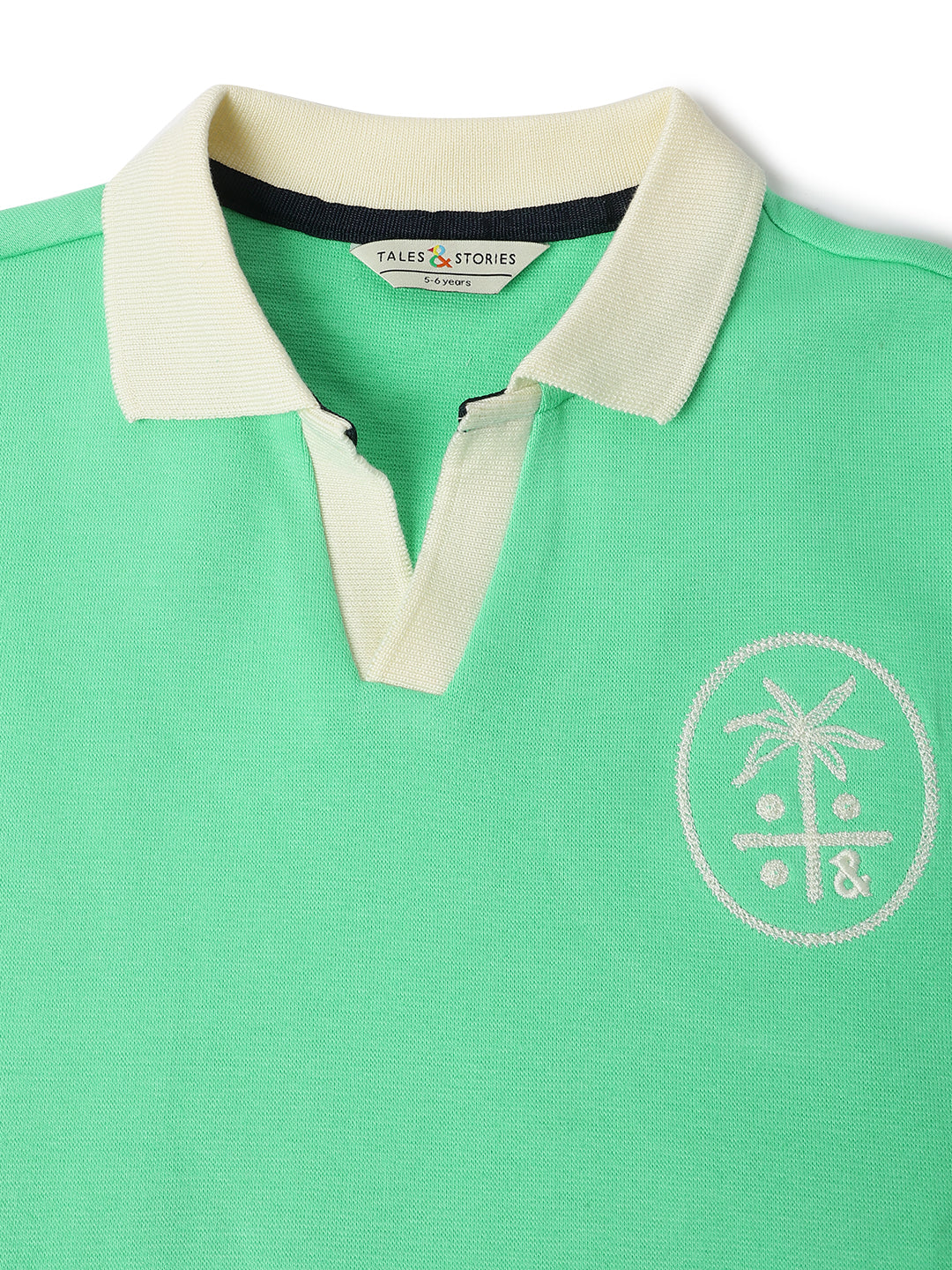 Boys Green Lycra T-Shirt