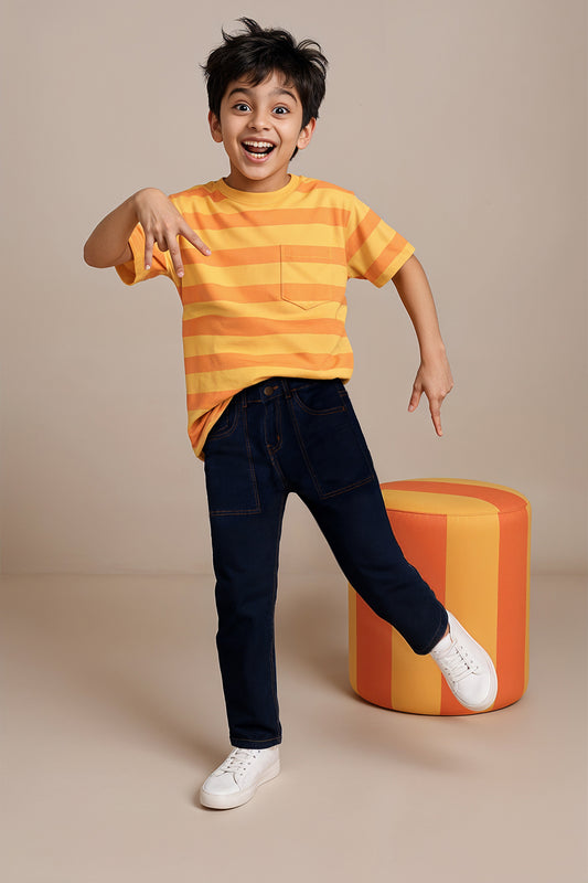 Boys Blue Slim Fit Jeans