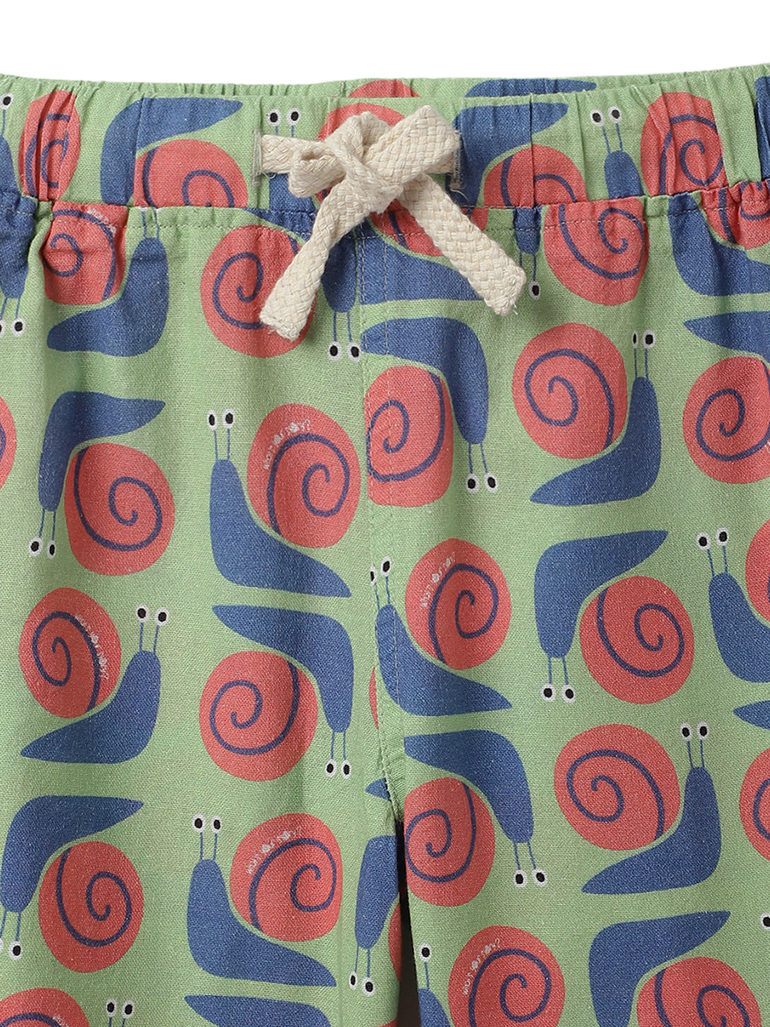 Boys Red & Blue Cotton Animal Printed Co-ords Set