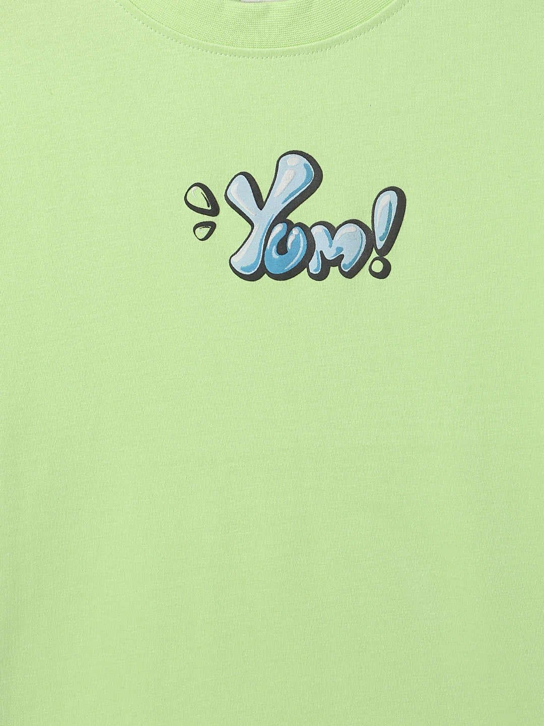 Boys Green Printed T-Shirt