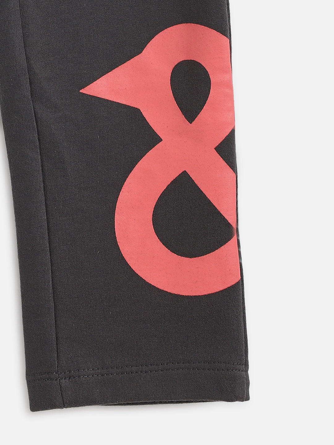 Girls Grey Cotton Joggers