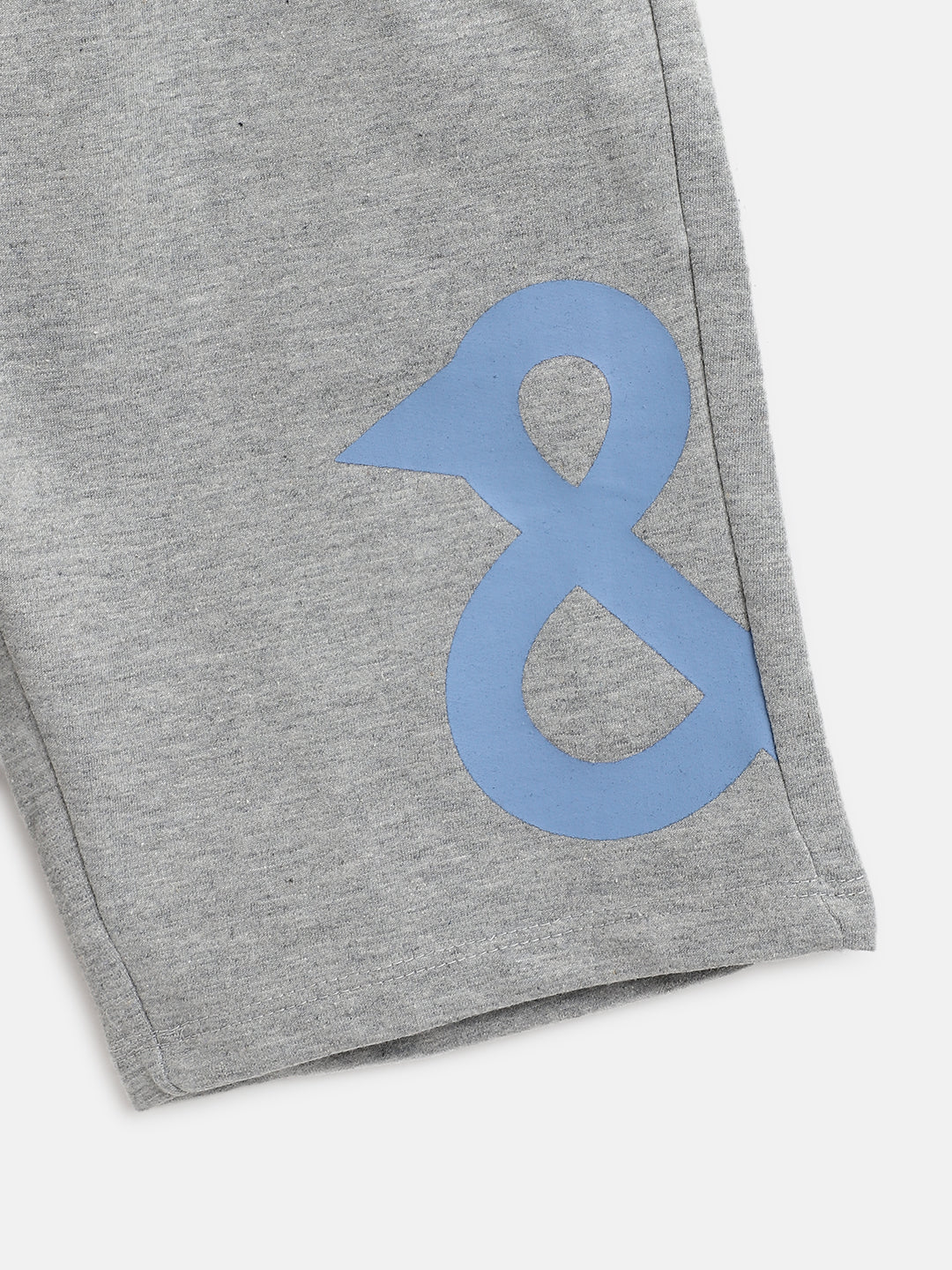 Boys Grey Cotton Shorts