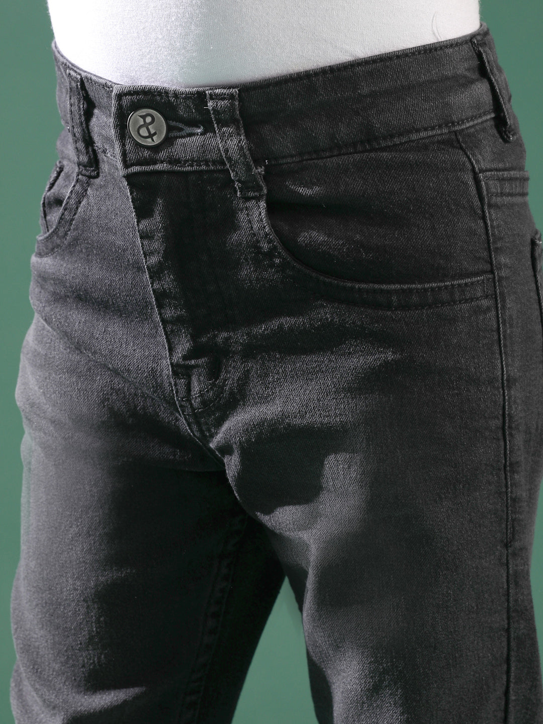 BOYS BLACK CASUAL JEANS