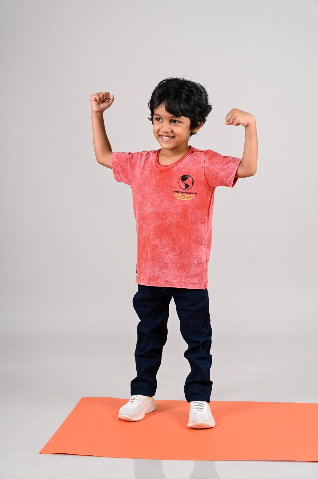 Boys Rust Printed T-Shirt