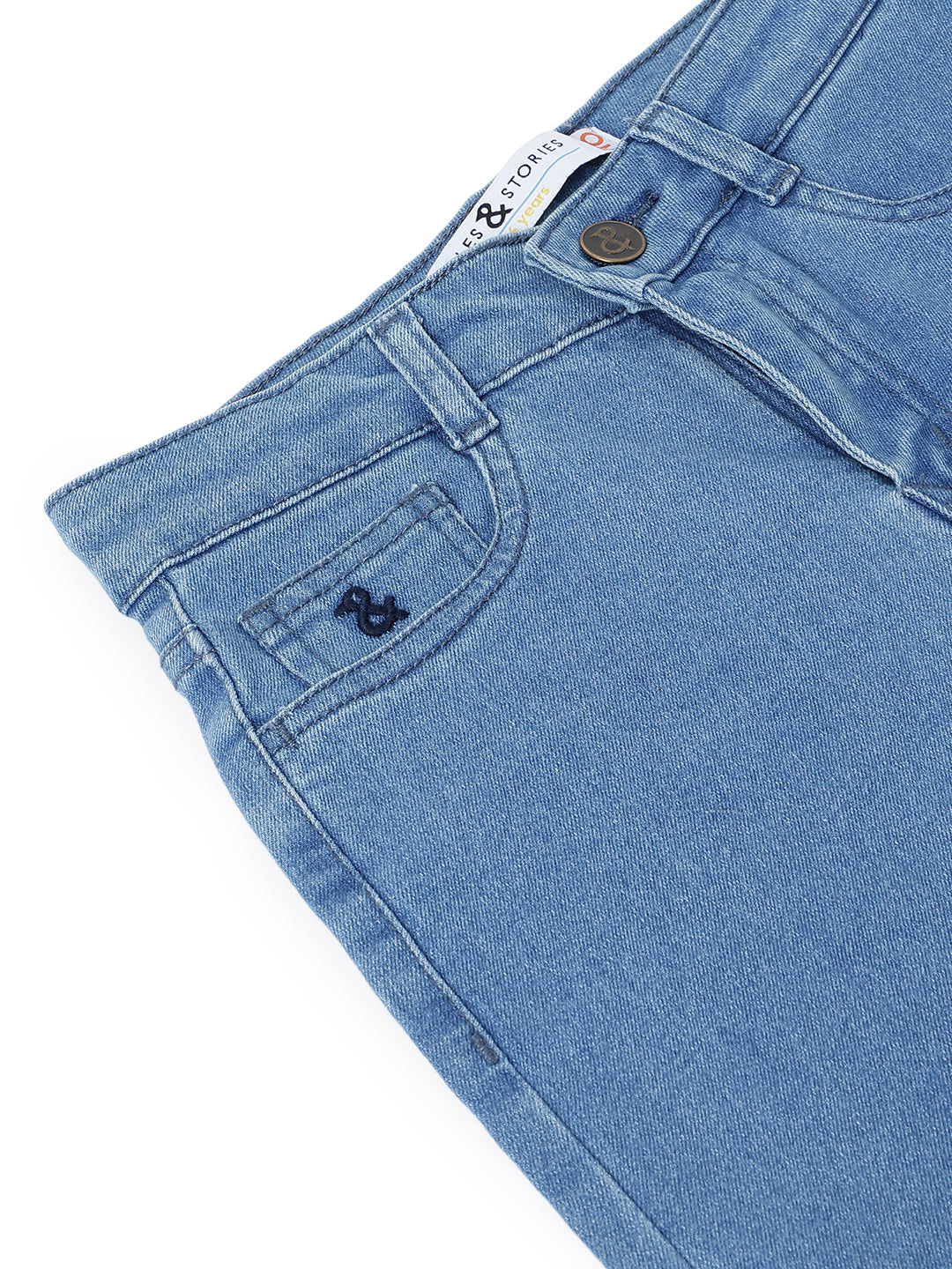 Boys Blue Denim Bermuda Shorts