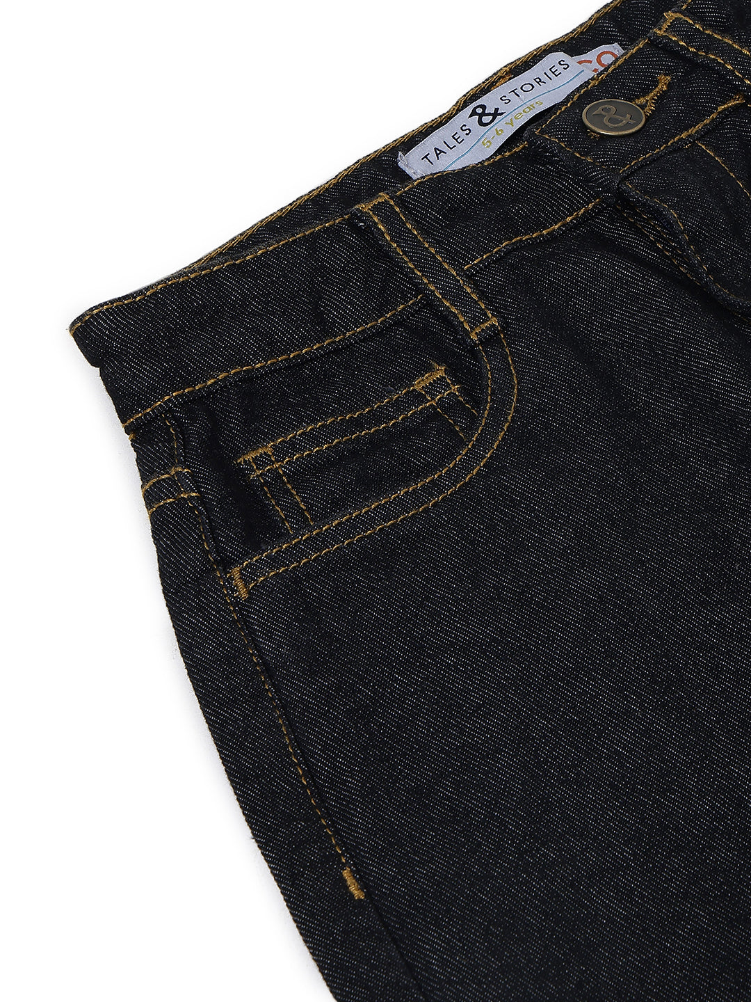 Boys Black Barrel Fit Denim Jeans