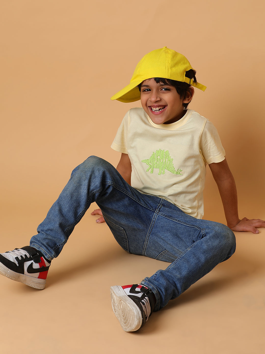 Boys Vanila Embroidery Cotton T-shirt