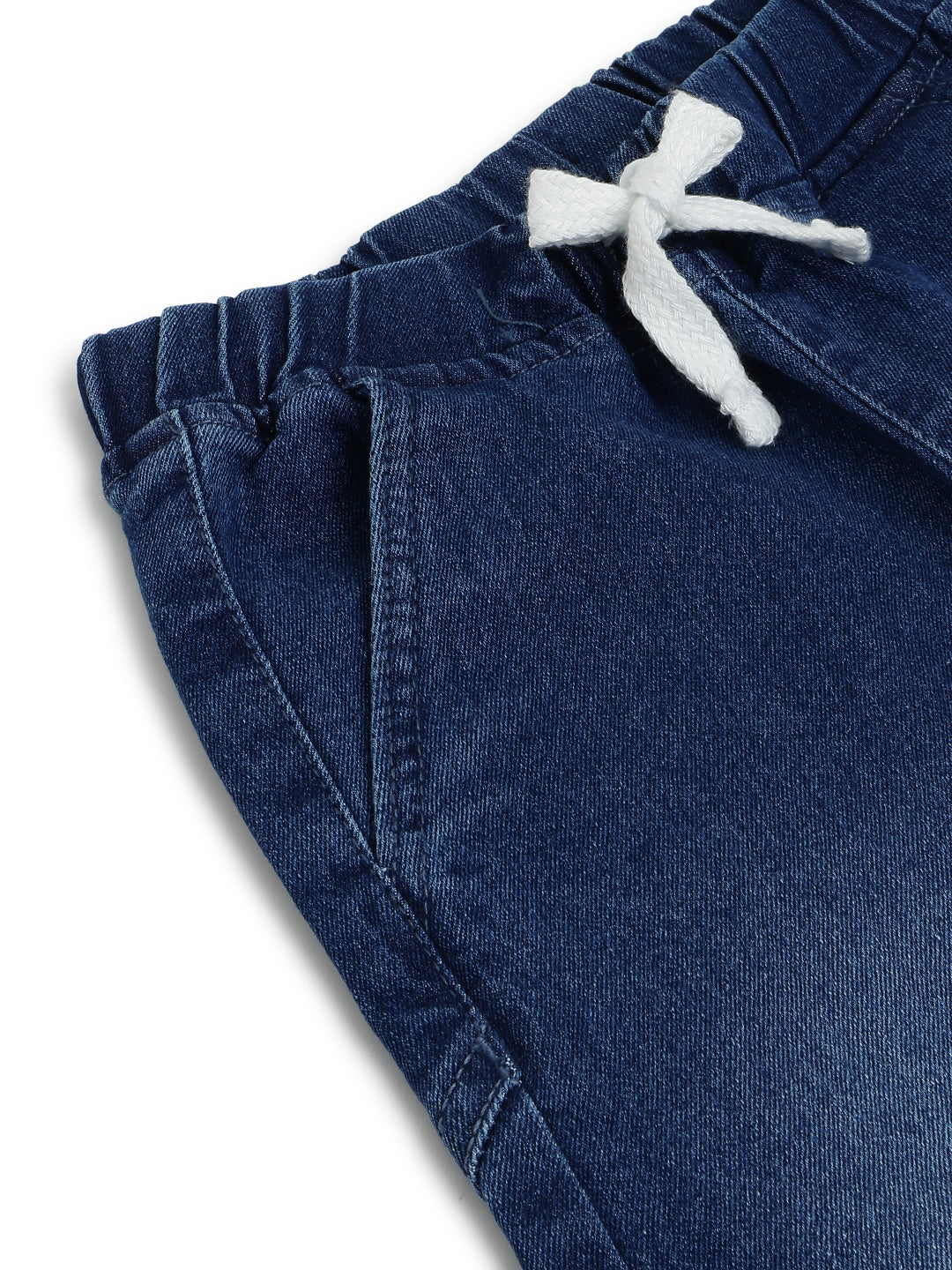 Girls Blue Wide Leg Stretchable Denim Jeans