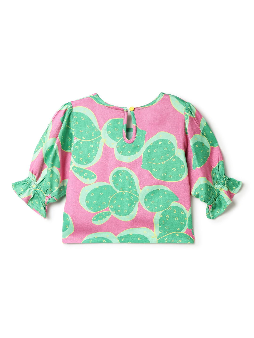 Girls Multi Color Viscose Printed Co-ords Set