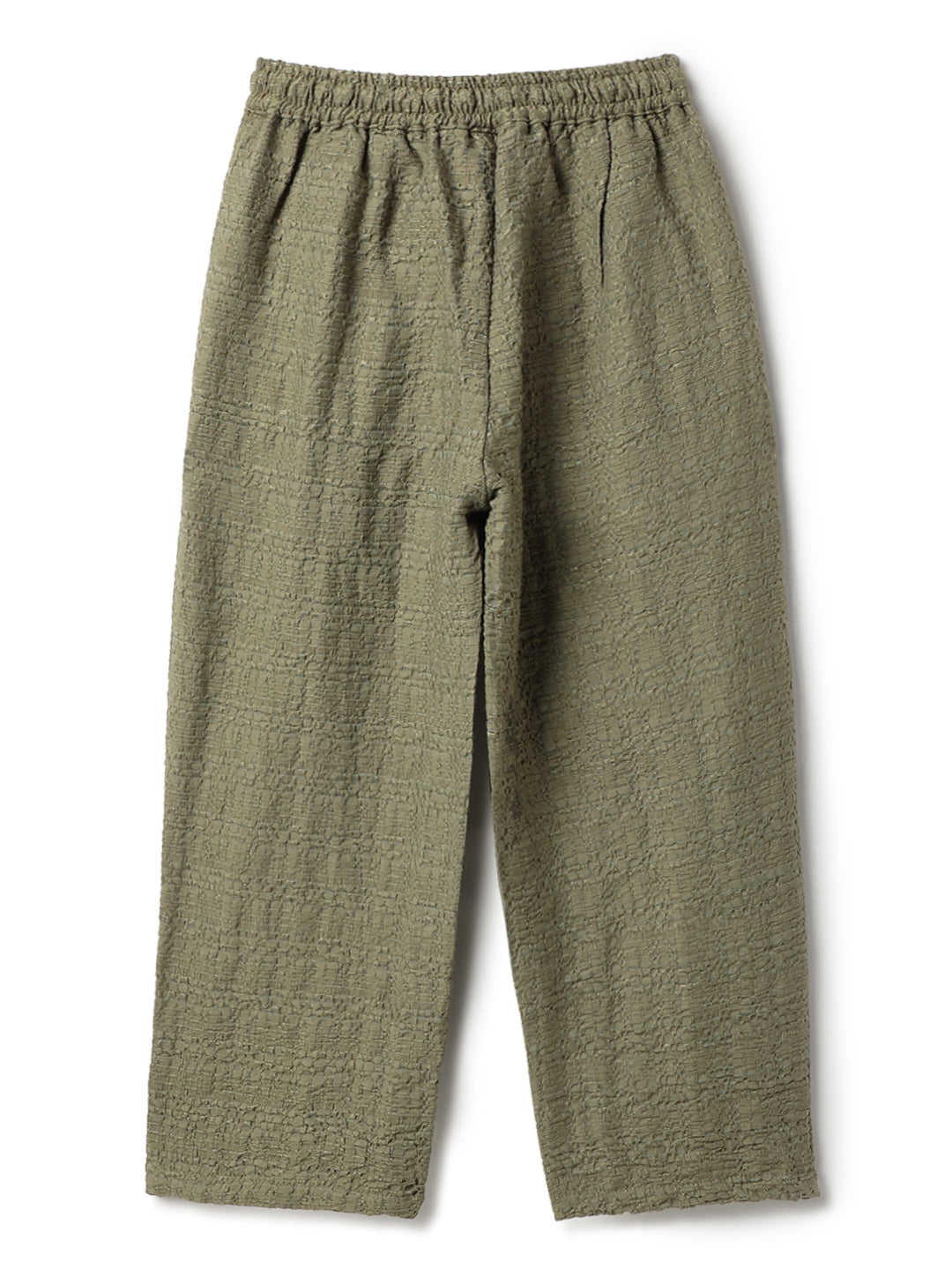 Girls Olive Green Solid Top & Palazzo Co-Ord Set