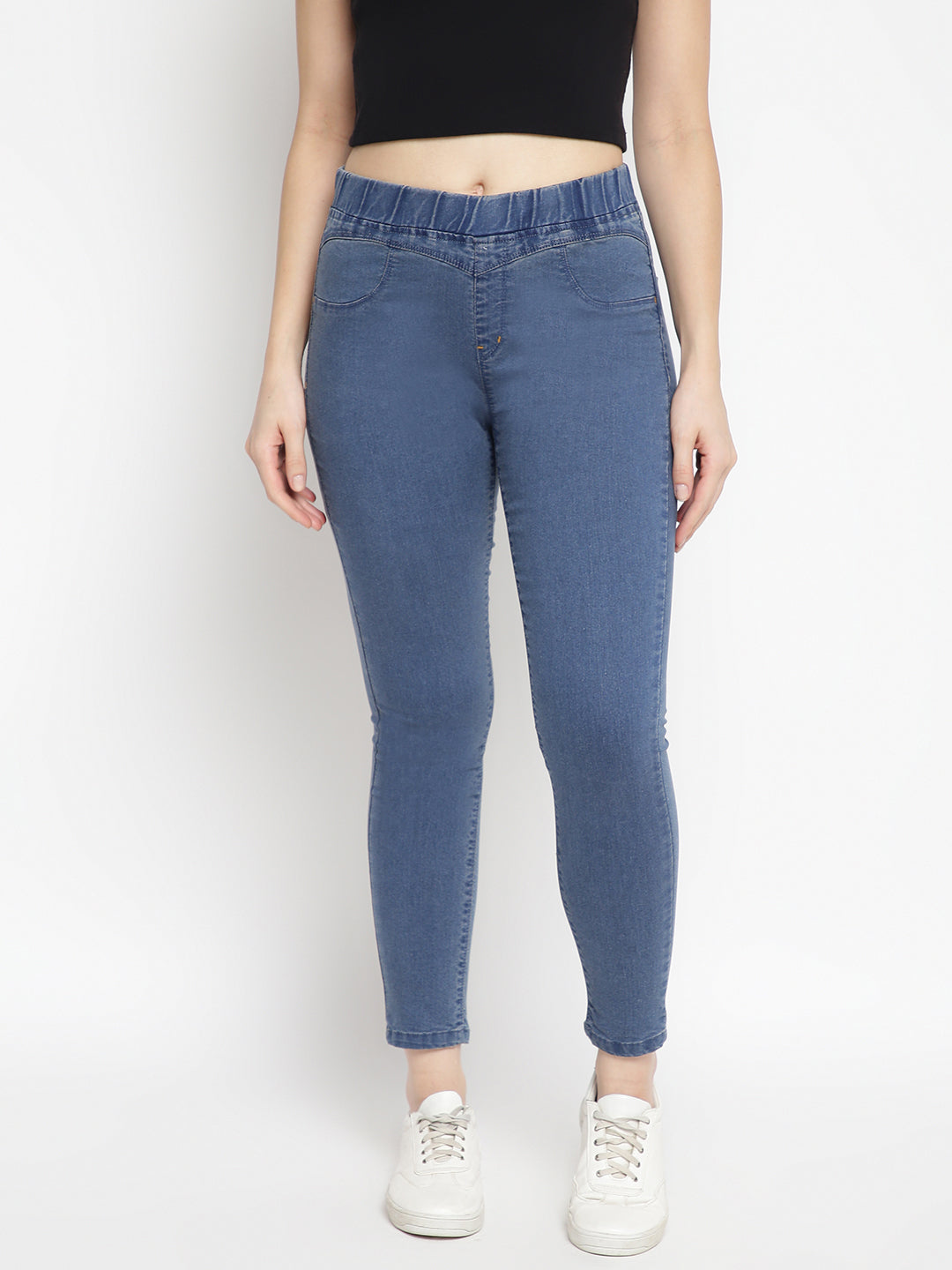 Women Mid Blue Denim Jegging