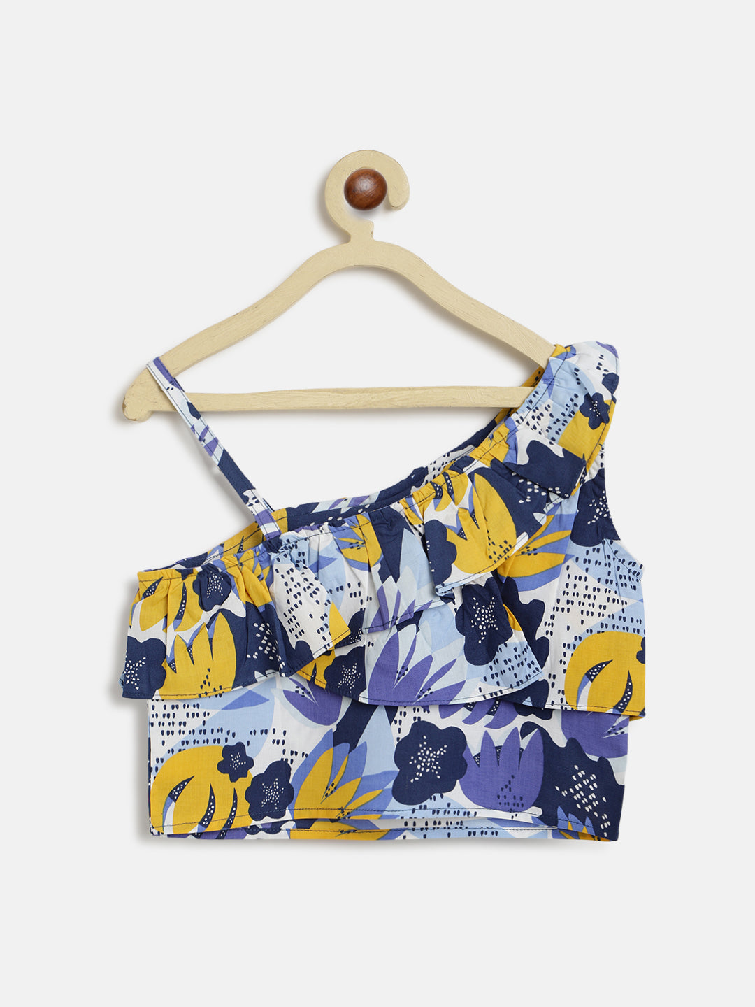 Girls Multi Colour Crop Top