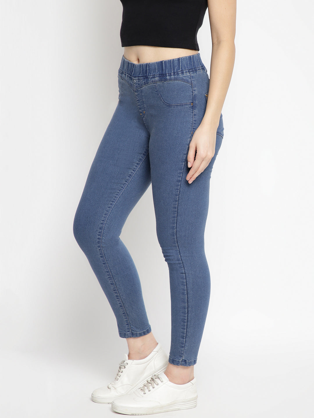 Women Mid Blue Denim Jegging