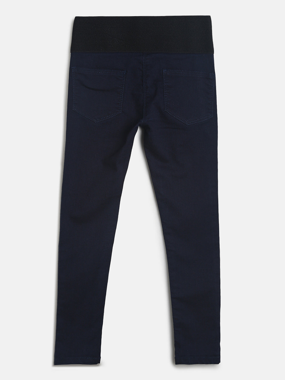 Girls Dark Blue Denim Jegging