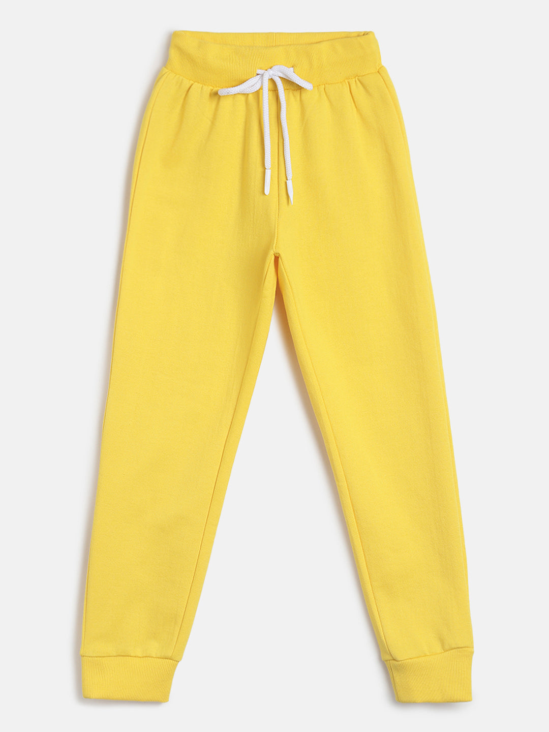 Boys/Girls Yellow Round Neck Lounge Set