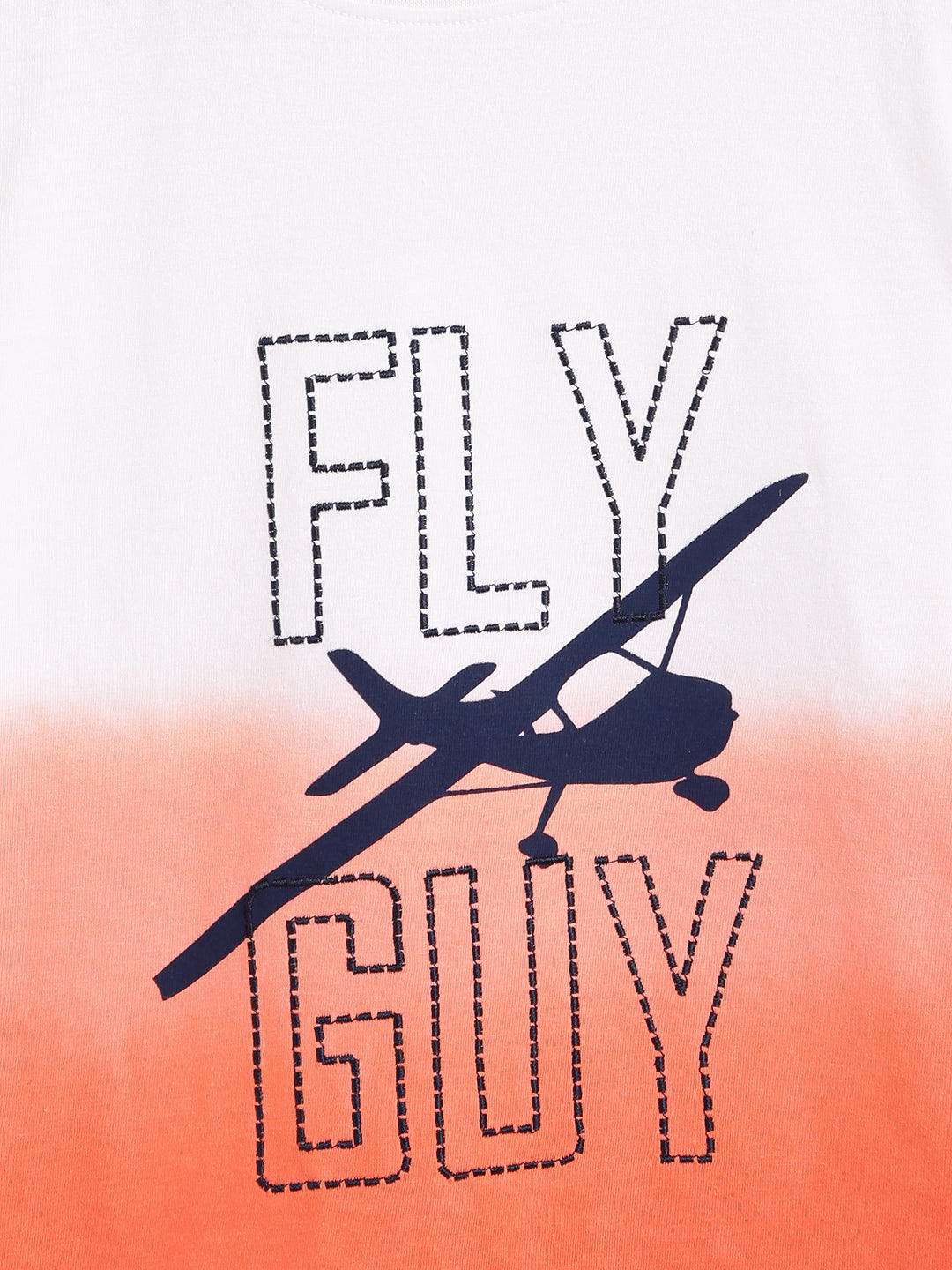 Boys Rust Printed T-Shirt