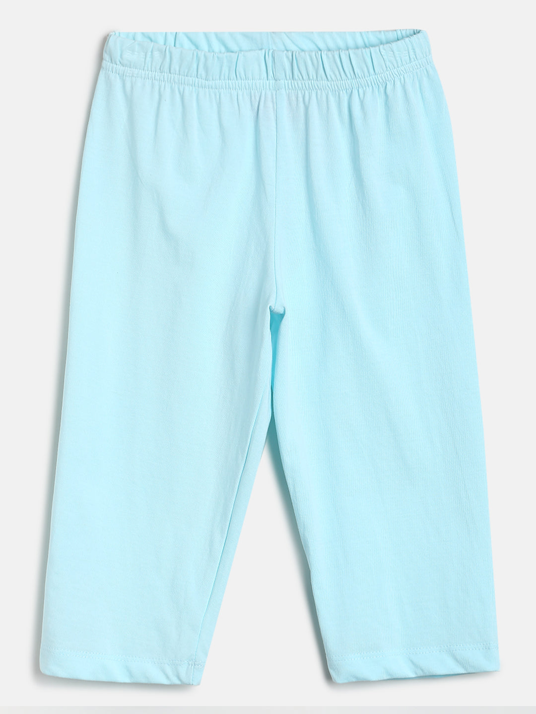 Girls Pink & Sky Blue Cotton Night Suit
