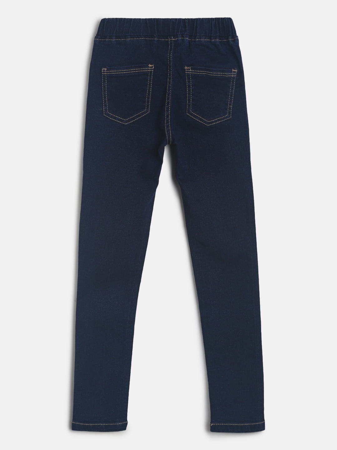 Girls Blue Denim Jeggings Combo