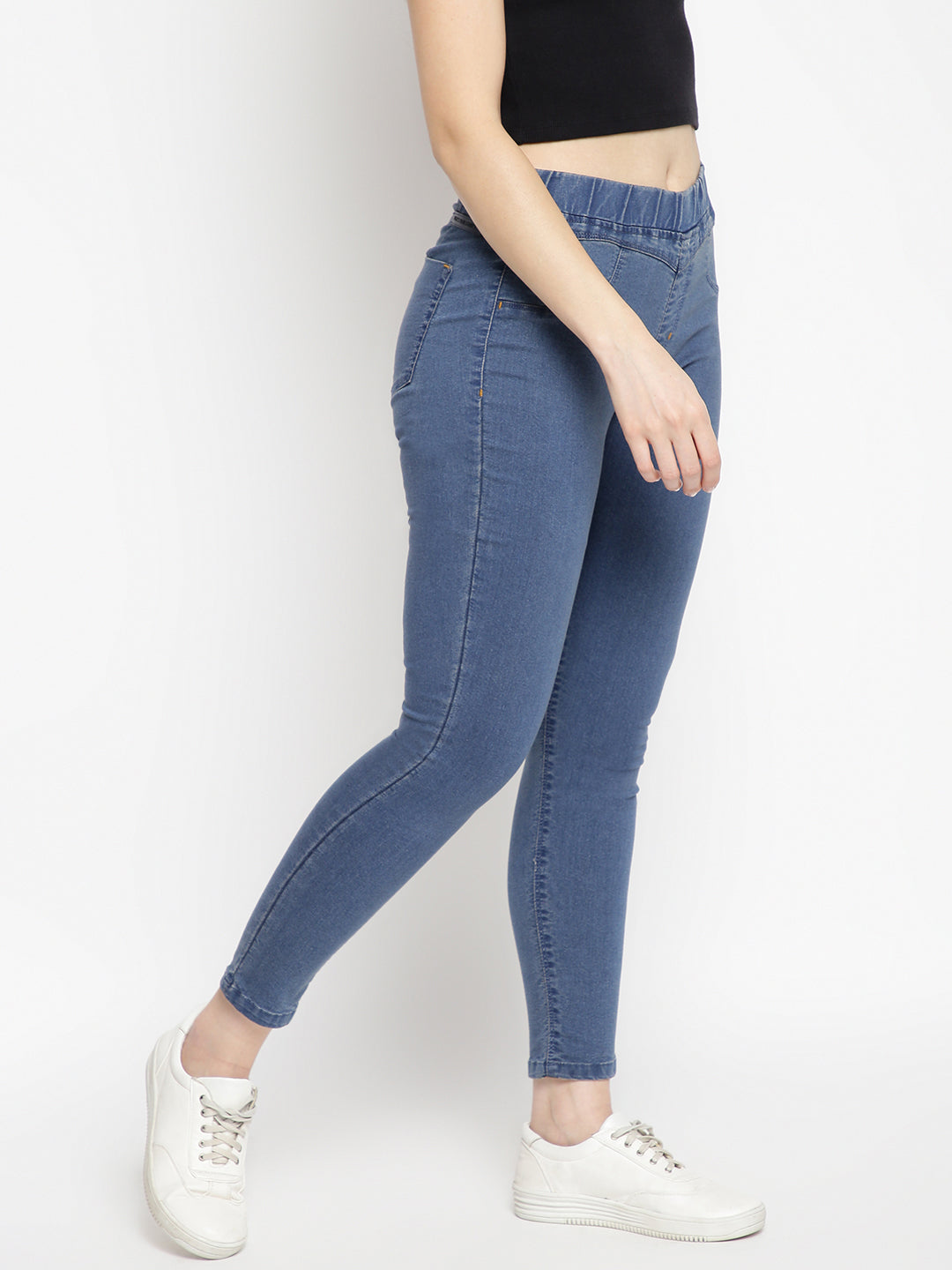 Women Mid Blue Denim Jegging