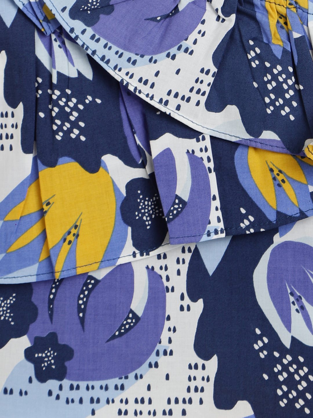 Girls Multi Colour Crop Top