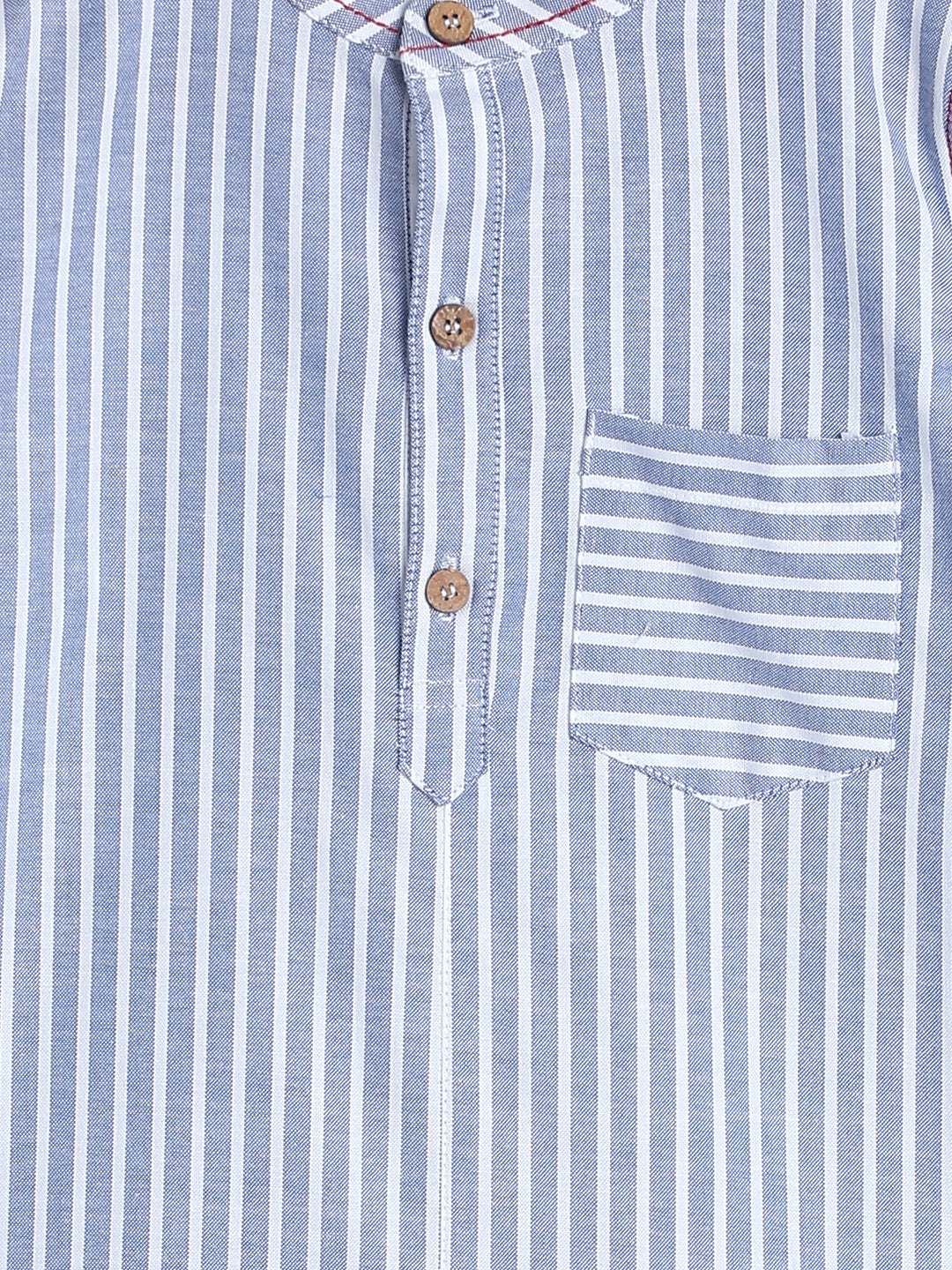 Boys Stripes Cotton Shirt