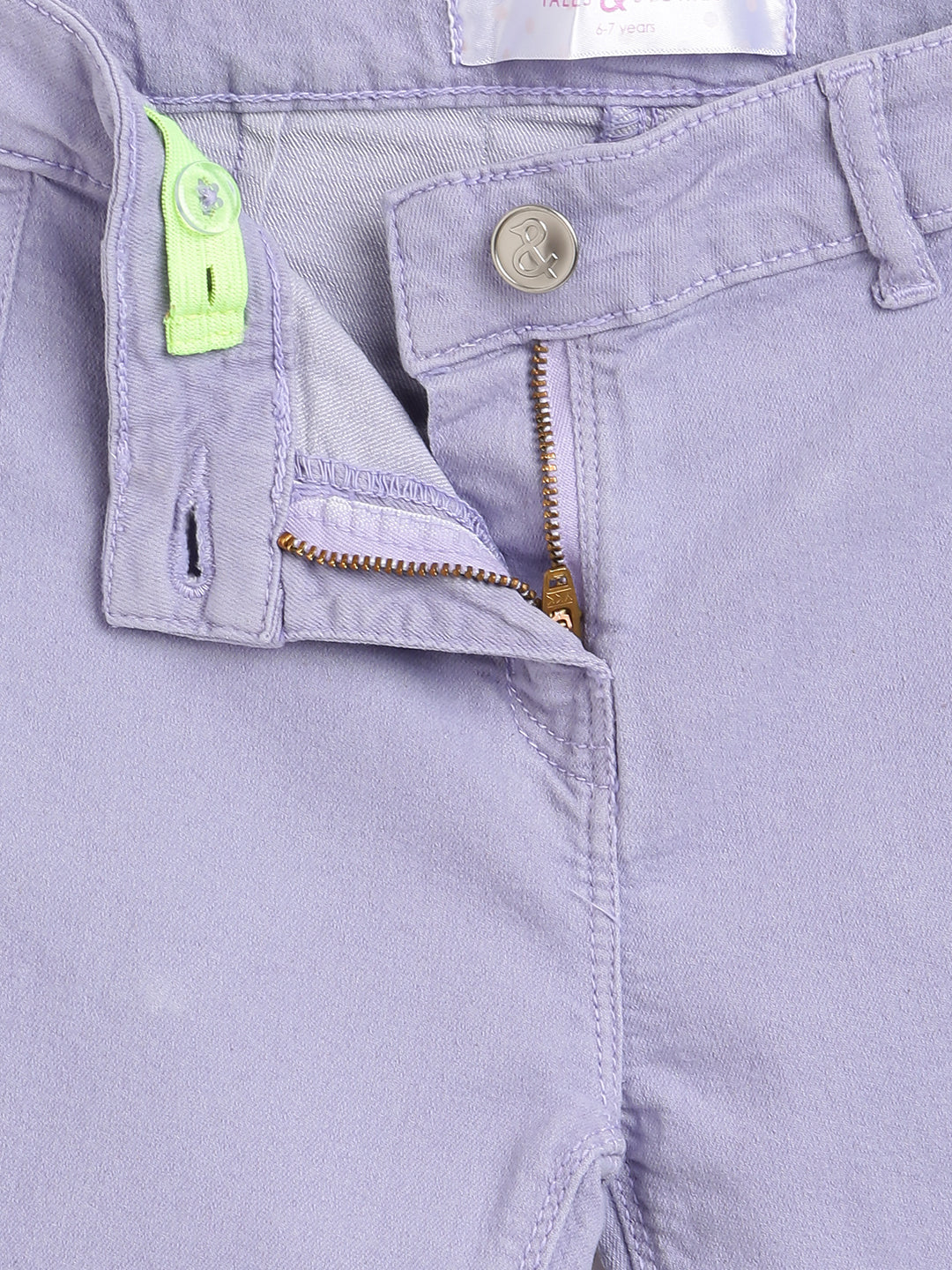 Girls Purple Skinny Fit Trouser