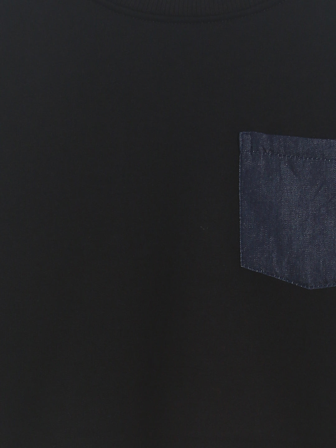 Boys Black Cotton Sweatshirt