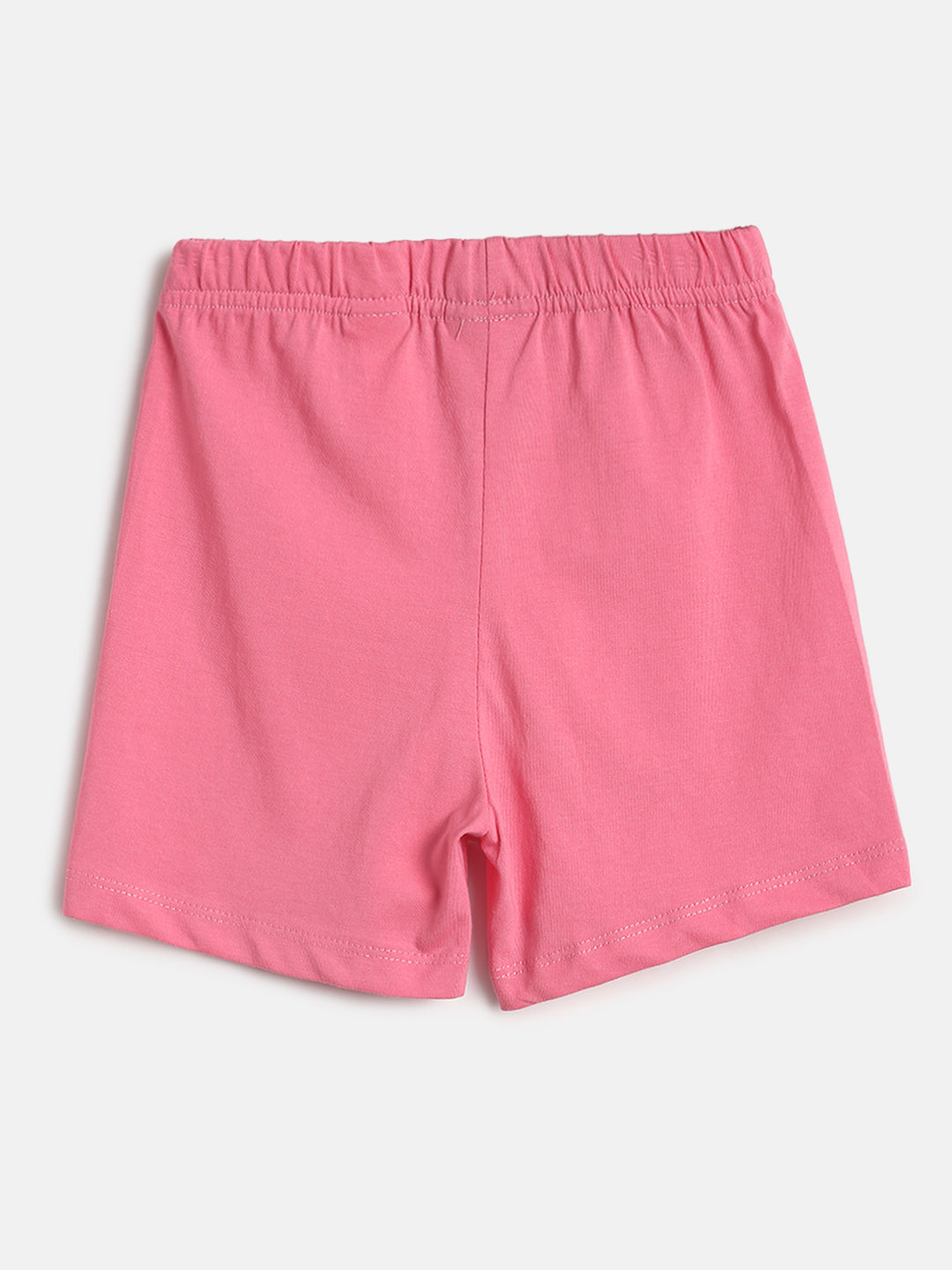 Girls Black&Pink Cotton Night Suit