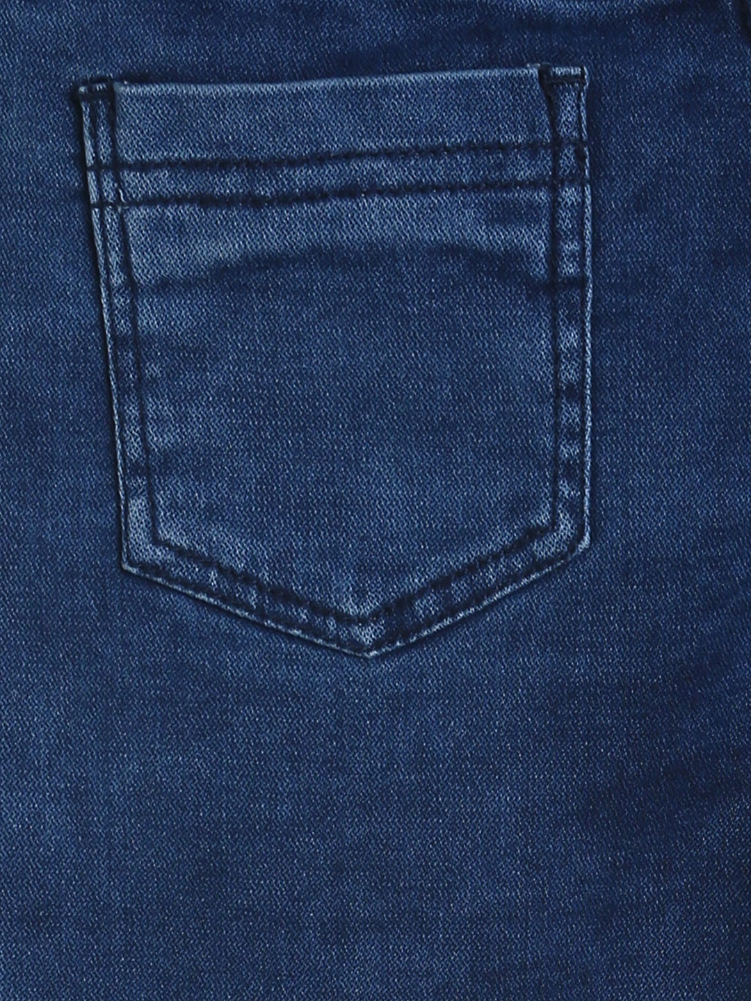 Boys Mid Blue Denim Shorts