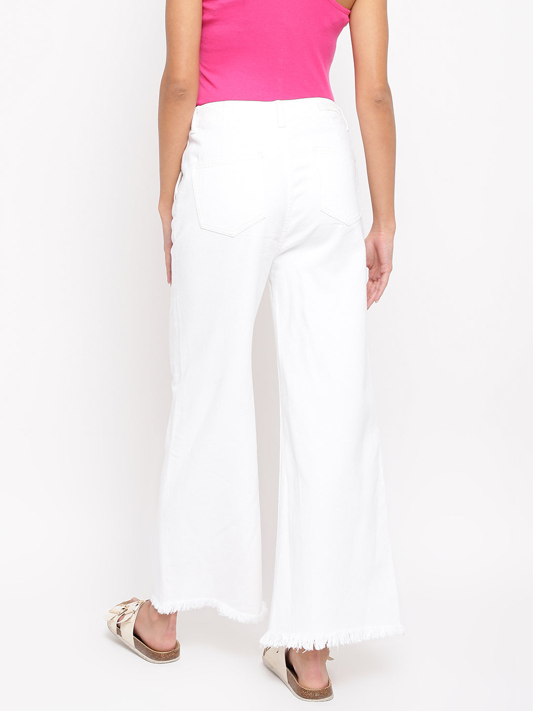 Women White Flared Jeans