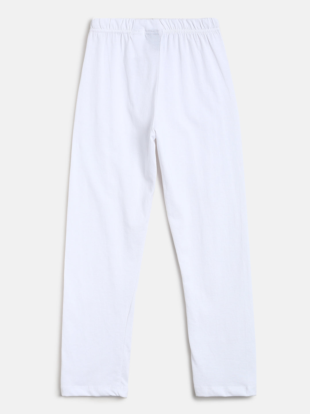 Boys Yellow & White Printed Cotton Night Suit