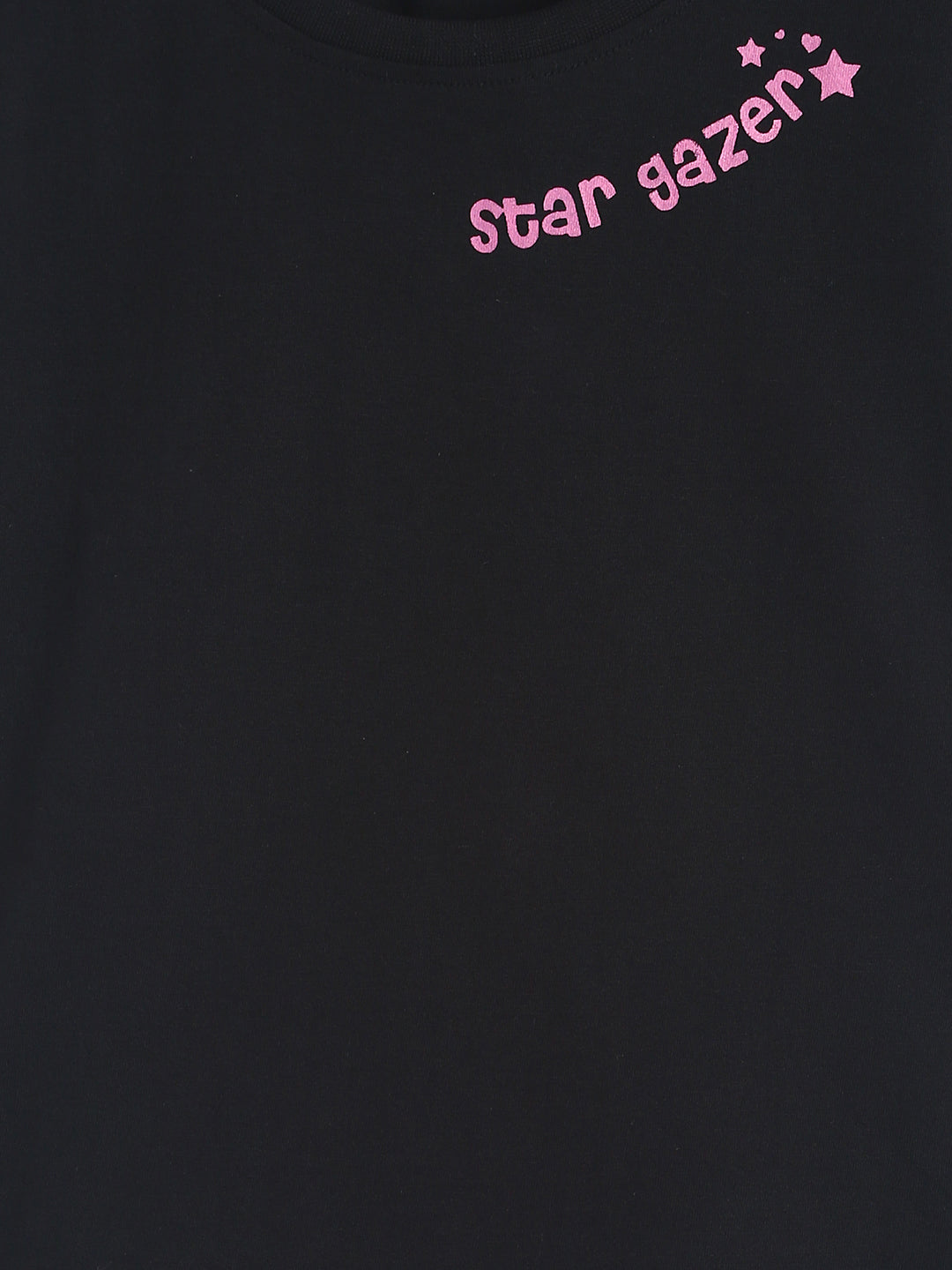 Girls Black&Pink Cotton Night Suit