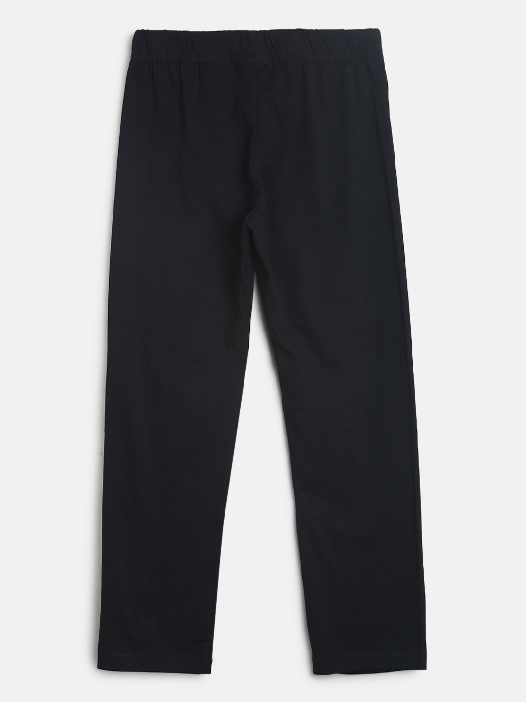Boys Black Printed Night Suit