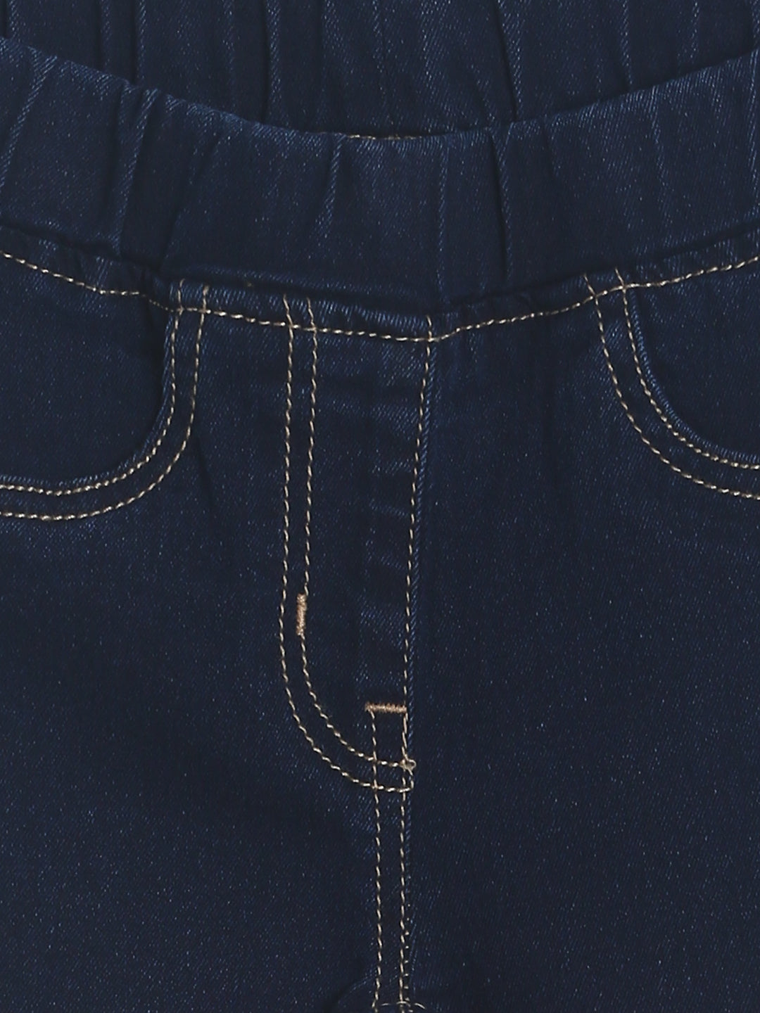 Girls Blue Denim Jeggings Combo