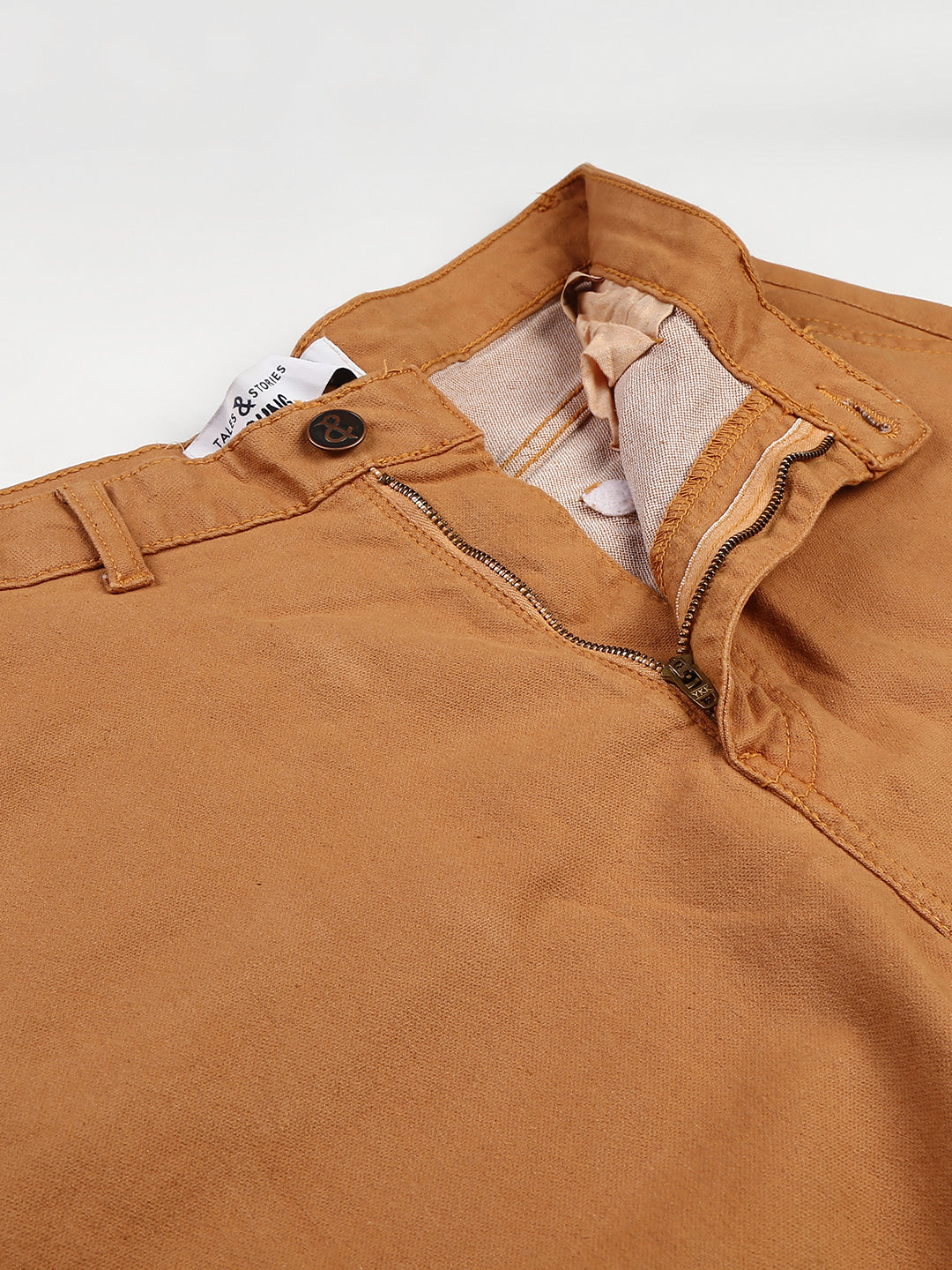 Women Rust Cotton Cargo