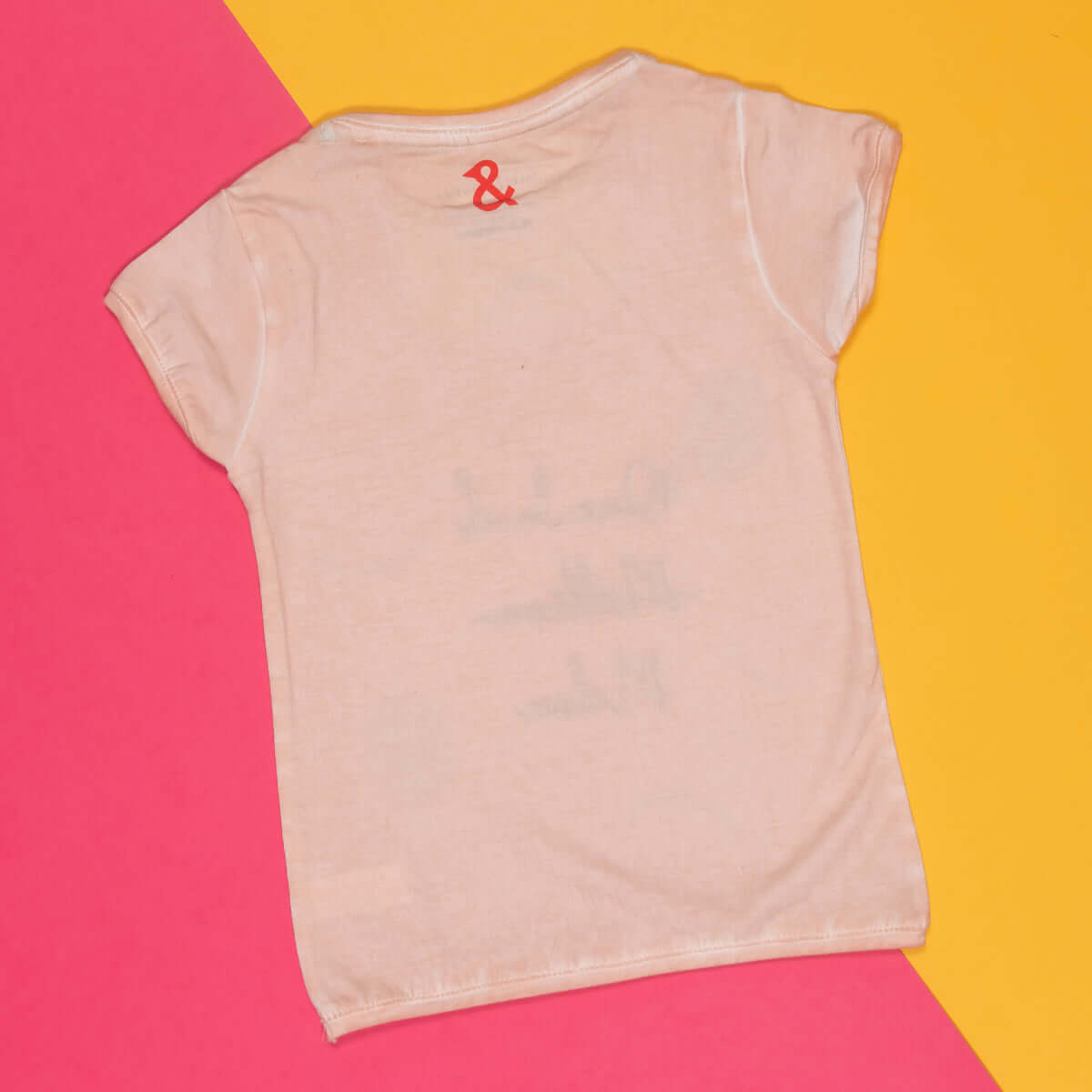 GIRLS REGULAR FIT PINK WATERMELON PRINT T-SHIRT